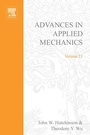 Cover: Advances in Applied Mechanics - Academic Press