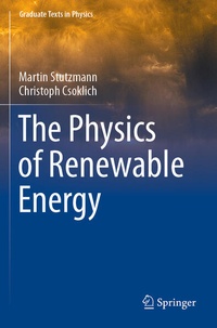 Enlarge image Cover: The Physics of Renewable Energy - Springer