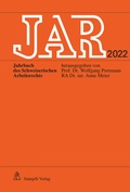 Cover: JAR 2022 - St&auml;mpfli Verlag