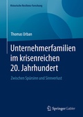 Cover: Unternehmerfamilien im krisenreichen 20. Jahrhundert - Springer Gabler