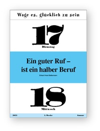 Abbildung von: Original-Leitspruch-Auslese-Kalender 2023 - Bellaprint Verlag GmbH
