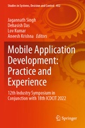 Cover: Mobile Application Development: Practice and Experience - Springer