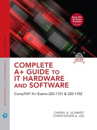 Abbildung von: Complete A+ Guide to IT Hardware and Software - Pearson It Certification
