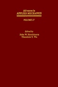 Cover: Advances in Applied Mechanics - Academic Press