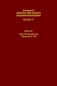 Enlarge image Cover: Advances in Applied Mechanics - Academic Press