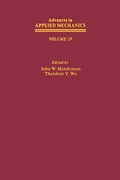 Cover: Advances in Applied Mechanics - Academic Press