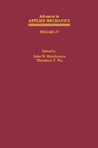Enlarge image Cover: Advances in Applied Mechanics - Academic Press