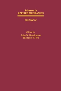 Enlarge image Cover: Advances in Applied Mechanics - Academic Press