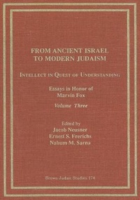 Enlarge image Cover: From Ancient Israel to Modern Judaism: Intellect in Quest of Understanding Vol. 3 - Wipf & Stock Publishers