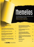 Cover: Themelios, Volume 46, Issue 1 - Wipf & Stock Publishers