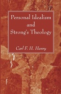Cover: Personal Idealism and Strong's Theology - Wipf & Stock Publishers