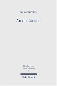Abbildung von: An die Galater - Mohr Siebeck