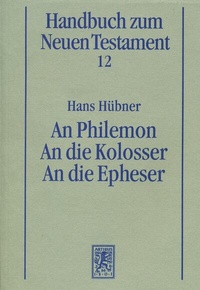 Abbildung von: An Philemon. An die Kolosser. An die Epheser - Mohr Siebeck
