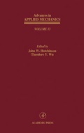 Cover: Advances in Applied Mechanics: Volume 33 - Academic Press
