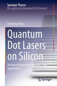 Abbildung von: Quantum Dot Lasers on Silicon - Springer