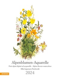 Abbildung von: Alpenblumen-Aquarelle Kalender 2024 - Athesia-Tappeiner Kalender