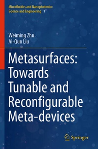 Enlarge image Cover: Metasurfaces: Towards Tunable and Reconfigurable Meta-devices - Springer