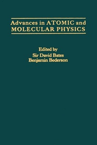 Enlarge image Cover: Advances in Atomic and Molecular Physics - Academic Press
