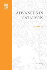Enlarge image Cover: Advances in Catalysis - Academic Press