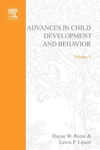 Enlarge image Cover: Advances in Child Development and Behavior - Academic Press