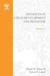 Enlarge image Cover: Advances in Child Development and Behavior - Academic Press