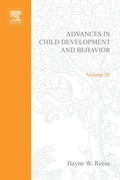 Cover: Adv in Child Development &Behavior V20 - Academic Press