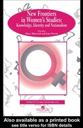 Cover: New Frontiers In Women's Studies - Taylor & Francis