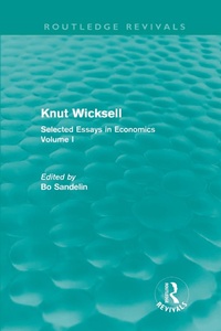 Enlarge image Cover: Knut Wicksell (Routledge Revivals) - Routledge