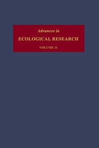 Enlarge image Cover: Advances in Ecological Research - Academic Press