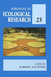 Enlarge image Cover: Advances in Ecological Research - Academic Press