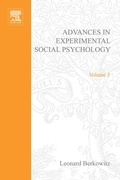 Cover: Advances in Experimental Social Psychology - Academic Press