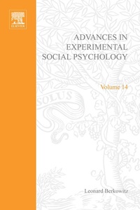 Enlarge image Cover: Advances in Experimental Social Psychology - Academic Press