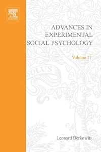 Enlarge image Cover: Advances in Experimental Social Psychology - Academic Press