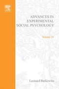 Cover: Advances in Experimental Social Psychology - Academic Press