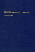 Cover: Advances in Experimental Social Psychology - Academic Press