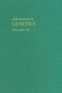 Enlarge image Cover: Advances in Genetics - Academic Press