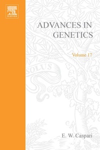 Enlarge image Cover: Advances in Genetics - Academic Press