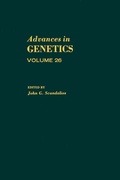 Cover: Advances in Genetics - Academic Press