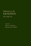 Cover: Advances in Genetics - Academic Press