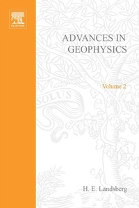 Enlarge image Cover: Advances in Geophysics - Academic Press