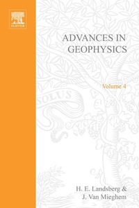 Enlarge image Cover: Advances in Geophysics - Academic Press
