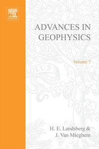 Enlarge image Cover: Advances in Geophysics - Academic Press