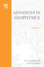 Cover: Advances in Geophysics - Academic Press