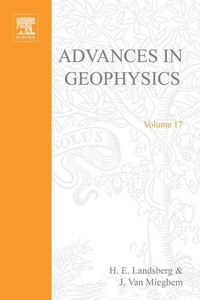 Enlarge image Cover: Advances in Geophysics - Academic Press