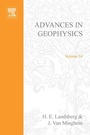 Cover: Advances in Geophysics - Academic Press