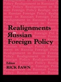 Cover: Realignments in Russian Foreign Policy - Routledge