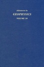Cover: Advances in Geophysics - Academic Press