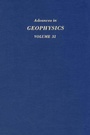 Cover: Advances in Geophysics - Academic Press