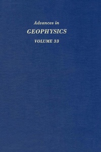 Enlarge image Cover: Advances in Geophysics - Academic Press