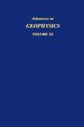 Cover: Advances in Geophysics - Academic Press